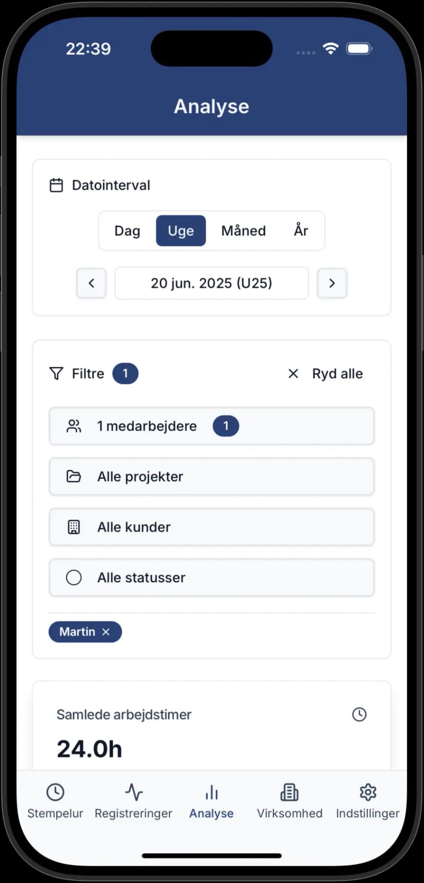 Få fuldt overblik over arbejdstimer